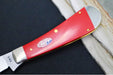 Garage Sale Case American Workman - Red Synthetic Handle / Satin Hawkbill Stainless Blades 13456 - Northwest Knives