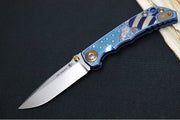 Spartan Blades HARSEY Titanium Folder 2026 Special Edition Uncle Sam - Drop Point Blade / Stonewashed Finish / CPM-Magnacut Steel / "Uncle Sam" Anodized Handle SF5 USAM - Northwest Knives