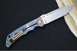 Spartan Blades HARSEY Titanium Folder 2026 Special Edition Uncle Sam - Drop Point Blade / Stonewashed Finish / CPM-Magnacut Steel / "Uncle Sam" Anodized Handle SF5 USAM - Northwest Knives