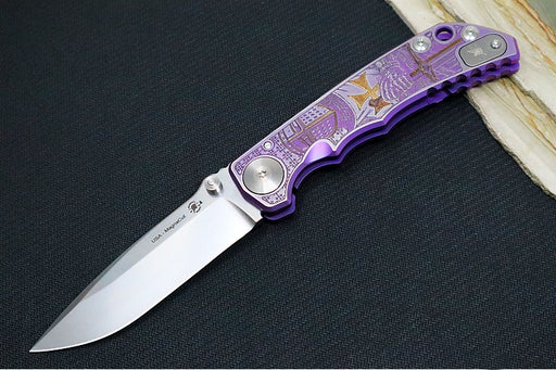 Spartan Blades HARSEY Titanium Folder 2026 Special Edition Templar - Drop Point Blade / Stonewashed Finish / CPM-Magnacut Steel / "Templar" Anodized Handle SF5 TEMP - Northwest Knives