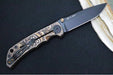 Spartan Blades HARSEY Titanium Folder 2026 Special Edition Aztec - Drop Point Blade / Stonewashed Finish / CPM-Magnacut Steel / "Aztec" Anodized Handle SF5 Aztc - Northwest Knives