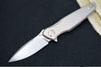 Spartan Blades Pandia Flipper - Spear Point Blade / CPM-Magnacut Steel / Titanium Handle SF16SW - Northwest Knives
