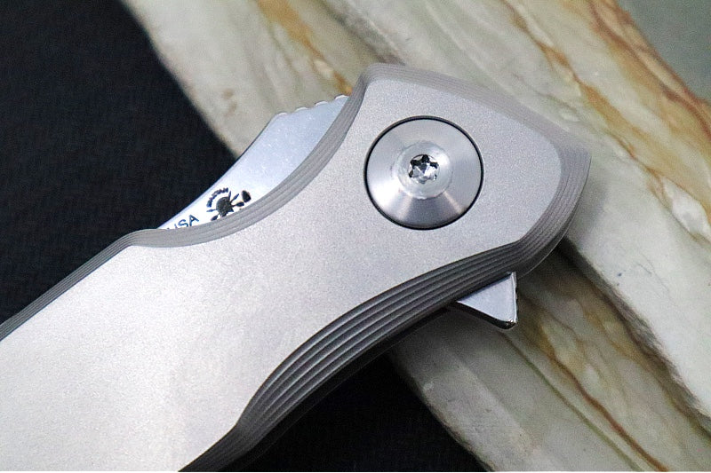 Spartan Blades Pandia Flipper - Spear Point Blade / CPM-Magnacut Steel / Titanium Handle SF16SW - Northwest Knives