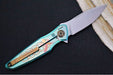 Spartan Blades Pandia Flipper Custom Five Rings Project FIRE - Spear Point Blade / CPM-Magnacut Steel / Custom "Five Rings Project FIRE" Anodized Titanium Handle SF16CUSTOM - Northwest Knives