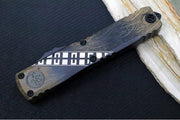 Microtech Ultratech Signature Series Wookie Gen IV OTF - "Wookie" Brown Cerakote Finish / Drop Point Single Edge Blade / "Wookie" Cerakoted Aluminum Handle 11214-1WK - Northwest Knives