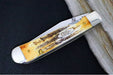 Garage Sale Case Knives Kickstart Trapperlock 6.5 Bonestag - Tru-Sharp Stainless Steel / Bone Stag Handle 65315 - Northwest Knives