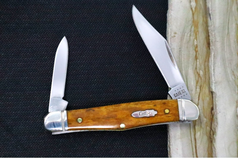 Garage Sale Case Knives Half Whittler - Tru-Sharp Stainless Steel / Smooth Antique Bone Handle 58189 - Northwest Knives