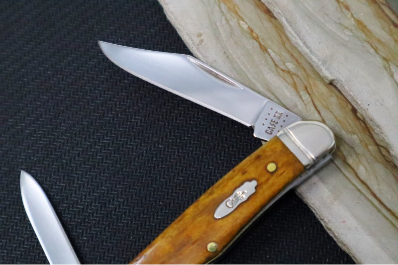 Garage Sale Case Knives Half Whittler - Tru-Sharp Stainless Steel / Smooth Antique Bone Handle 58189 - Northwest Knives
