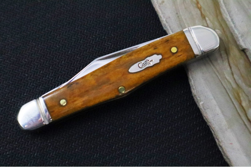 Garage Sale Case Knives Half Whittler - Tru-Sharp Stainless Steel / Smooth Antique Bone Handle 58189 - Northwest Knives