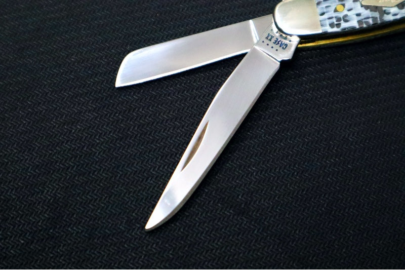 Garage Sale Case Knives Medium Stockman - Tru-Sharp Stainless Steel / Black & White Fiber Weave 38923 - Northwest Knives