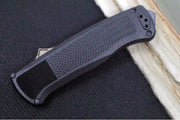 Benchmade 5371FE Shootout OTF - Flat Earth PVD Finish / Drop Point / Graphite Black CF-Elite Handle - Northwest Knives