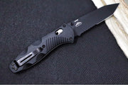 Benchmade 583SBK Barrage Assisted Open - Black Finish / Tanto Blade with Serrates / Black Valox Handle - Northwest Knives