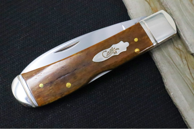 Garage Sale Case Knives Tribal Lock - Tru-Sharp Stainless Steel / Bose Antique Smooth Bone 58190 - Northwest Knives