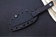 Tactile Turn Osprey Fixed Blade - Stonewashed Clip Point Blade / CPM-Magnacut Steel / Black Richlite Micarta Handle / Black Bolteron Sheath - Northwest Knives
