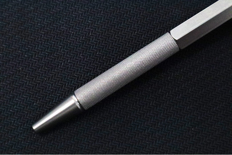 Tactile Turn Anso Standard Pen - Titanium Handle / Milled Titanium Clip - Northwest Knives