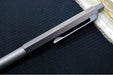 Tactile Turn Anso Standard Pen - Titanium Handle / Milled Titanium Clip - Northwest Knives