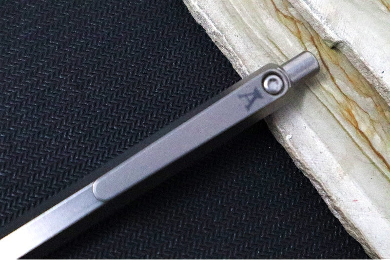 Tactile Turn Anso Standard Pen - Titanium Handle / Milled Titanium Clip - Northwest Knives