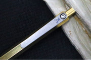 Tactile Turn Anso Standard Pen - Brass Handle / Milled Titanium Clip - Northwest Knives