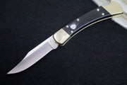 Buck 110 Hunter Auto - Plain Blade / Ebony Wood Handle - Northwest Knives