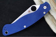 Spyderco Military 2 - CPM-SPY27 Steel / Satin Blade / Blue G-10 Handle C36GPCBL2
