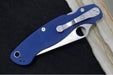 Spyderco Military 2 - CPM-SPY27 Steel / Satin Blade / Blue G-10 Handle C36GPCBL2
