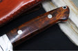 Bloodworth Custom Knives Fixed Blade - Loveless Hunter - Drop Point Blade - ABEL Carbon Steel - Ironwood Handle - Northwest Knives