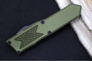 Guardian Tactical GTX-025 OTF - Tactical Black Finish / Elmax Steel / Dagger Blade / OD Green Anodized Aluminum Handle 12-8131 - Northwest Knives