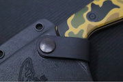 Benchmade 4010FE-2601 Station Kitchen Knife Limited Edition - FDE Finish / CPM-154 Steel / Camo Anodized Aluminum Handle - Made in Portland, Oregon USA - Northwest Knives