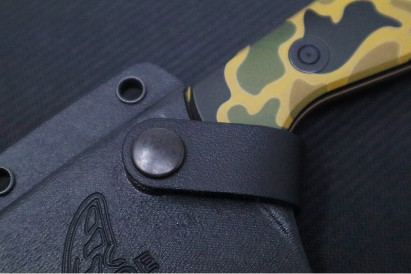 Benchmade 4010FE-2601 Station Kitchen Knife Limited Edition - FDE Finish / CPM-154 Steel / Camo Anodized Aluminum Handle - Made in Portland, Oregon USA - Northwest Knives