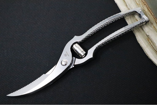 Wusthof Knives - 10" Poultry Kitchen Shears - Stainless Steel Shears - Stainless Handle - Northwest Knives