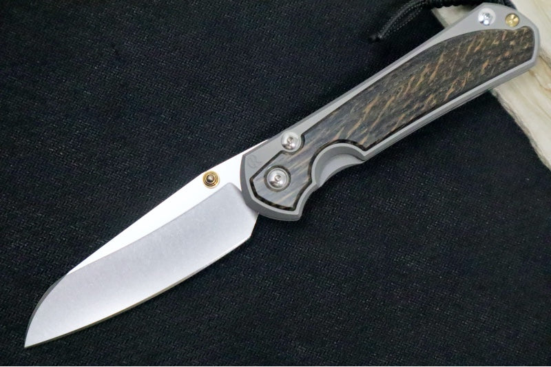 Chris Reeve Large Sebenza 31 - Insingo Blade / Bog Oak Inlay / CPM-Magnacut Steel (A5) L31-1124 - Northwest Knives