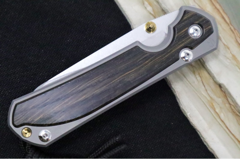 Chris Reeve Large Sebenza 31 - Insingo Blade / Bog Oak Inlay / CPM-Magnacut Steel (A6) L31-1124 - Northwest Knives