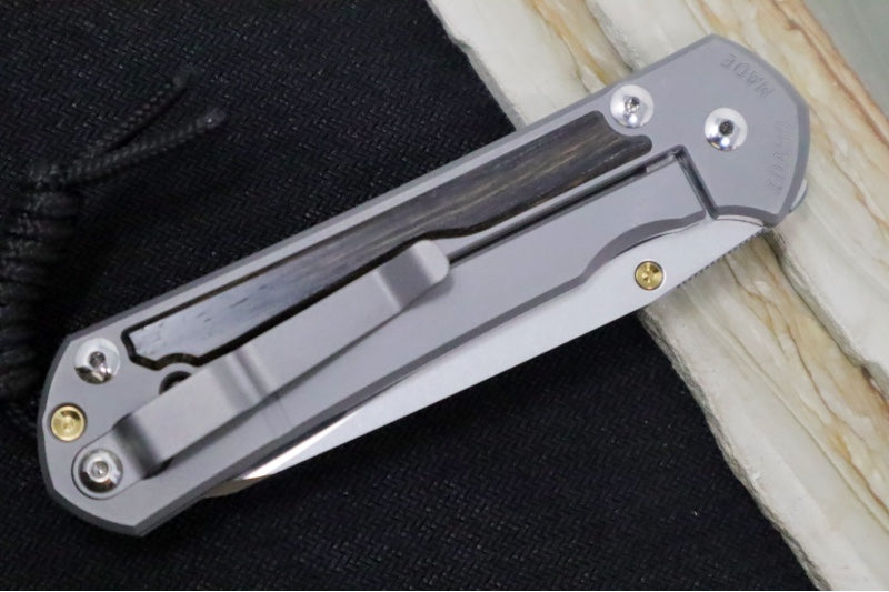 Chris Reeve Large Sebenza 31 - Insingo Blade / Bog Oak Inlay / CPM-Magnacut Steel (A6) L31-1124 - Northwest Knives