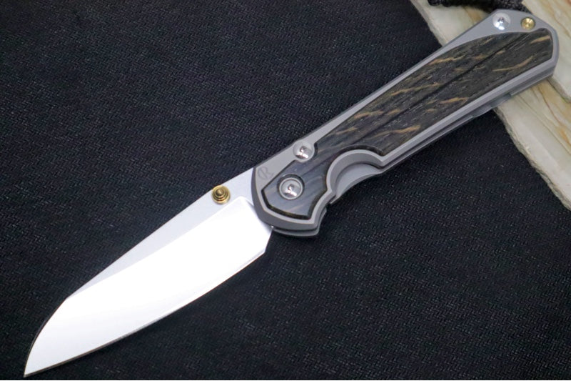 Chris Reeve Large Sebenza 31 - Insingo Blade / Bog Oak Inlay / CPM-Magnacut Steel (A8) L31-1124 - Northwest Knives