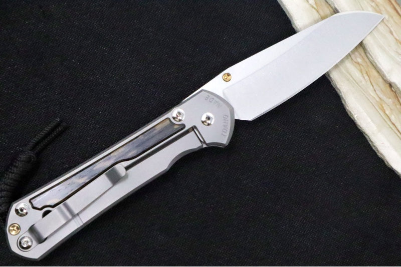 Chris Reeve Large Sebenza 31 - Insingo Blade / Bog Oak Inlay / CPM-Magnacut Steel (A8) L31-1124 - Northwest Knives