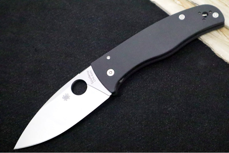 Spyderco Bodacious - Black G-10 Handle / CPM-S30V Steel / Satin Leaf Shaped Blade C263GP - Northwest Knives