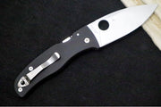 Spyderco Bodacious - Black G-10 Handle / CPM-S30V Steel / Satin Leaf Shaped Blade C263GP - Northwest Knives