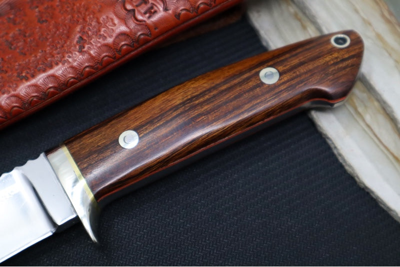 Bloodworth Custom Knives Fixed Blade - Loveless Hunter - Ironwood Handle - Northwest Knives