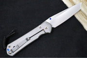 Chris Reeve Knives Large Sebenza 31 Glass Blasted - Tanto Blade / CPM-Magnacut Steel L31-1687 - Northwest Knives