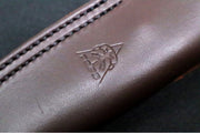 Tops Tex Creek Sniper Grey - 1095 Steel / Sniper Grey Finish / Black Canvas Micarta Handle / Brown Leather Sheath TEX-4 - Northwest Knives