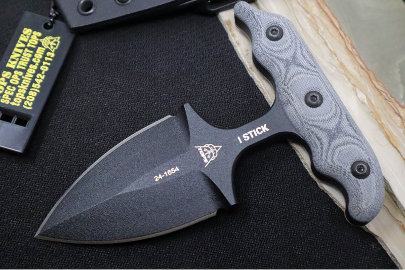 Tops Push Dagger | Micarta Handle | Tops Knives – Northwest Knives