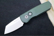 Pro Tech Runt Auto - Green Anodized Aluminum Handle / Stonewashed Reverse Tanto Blade / CPM-Magnacut Steel R5401-Green - Northwest Knives