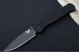 Benchmade 534BK Bugout Vapor - M390 Steel / Drop Point Blade / Black Cerakote Finish / Black Machined Patterned Anodized Aluminum Handle - Northwest Knives