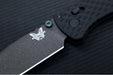 Benchmade 534BK Bugout Vapor - M390 Steel / Drop Point Blade / Black Cerakote Finish / Black Machined Patterned Anodized Aluminum Handle - Northwest Knives
