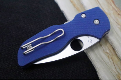 Spyderco Lil Native Compression Lock - Cobalt Blue G-10 / Satin CPM-SPY27 Blade C230GPCBL