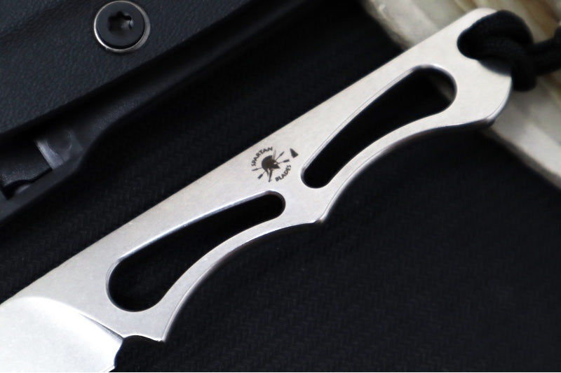 Spartan Blades Willow Fixed Blade - Stonewashed Blade / Elmax Stainless Steel / Black Kydex Sheath SBEU1SWKYBK - Northwest Knives