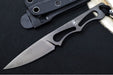 Spartan Blades Willow Fixed Blade - Black PVD Blade / Elmax Stainless Steel / Black Kydex Sheath SBEU1BKKYBK - Northwest Knives