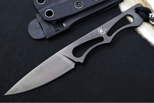 Spartan Blades Willow Fixed Blade - Black PVD Blade / Elmax Stainless Steel / Black Kydex Sheath SBEU1BKKYBK - Northwest Knives