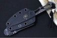 Spartan Blades Willow Fixed Blade - Black PVD Blade / Elmax Stainless Steel / Black Kydex Sheath SBEU1BKKYBK - Northwest Knives