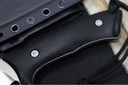 Spartan Blades Linden Fixed Blade - Stonewashed PVD Blade / Elmax Stainless Steel / Black Kydex Sheath SBEU2SWKYBK - Northwest Knives